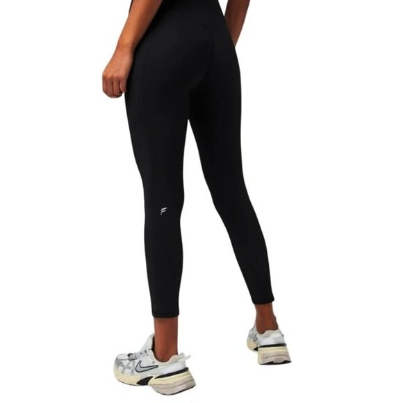 NEW Fabletics Women's XL Oasis PureLuxe Legging Pocket Black High Waist Snug Fit - Picture 2 of 11